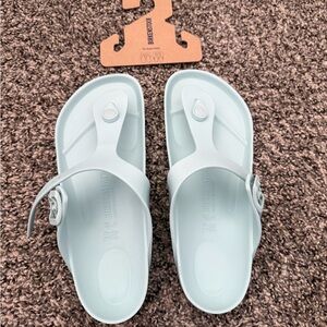 Birkenstock Sky Blue Slide Sandals